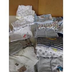 48 stuks Baby pakket, maat 50 - 56