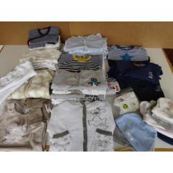 48 stuks Baby pakket, maat 50 - 56