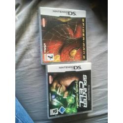 Nintendo ds i met spiderman 2, splinter cell chaos theory