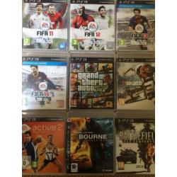 Playstation 3 320gb met diverse spellen.