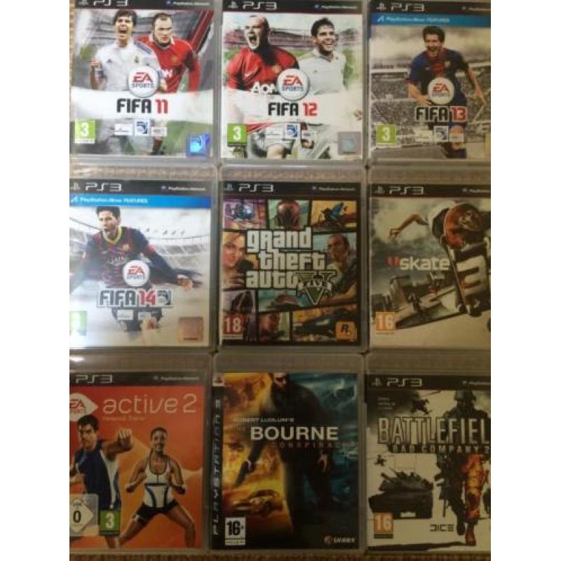 Playstation 3 320gb met diverse spellen.