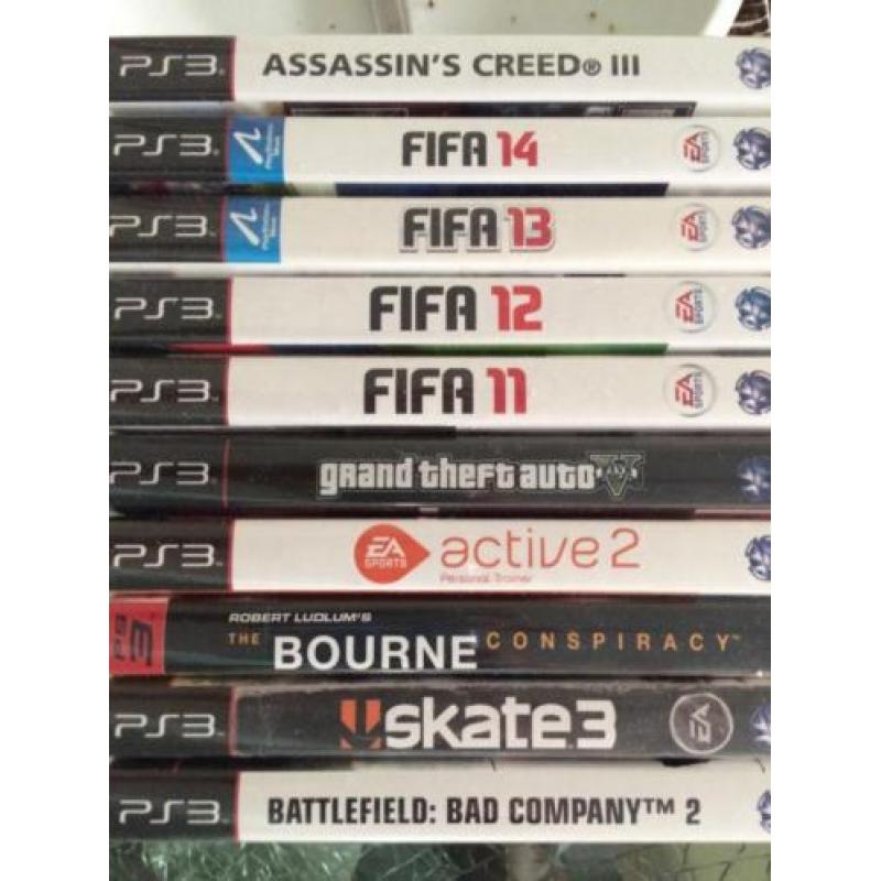 Playstation 3 320gb met diverse spellen.