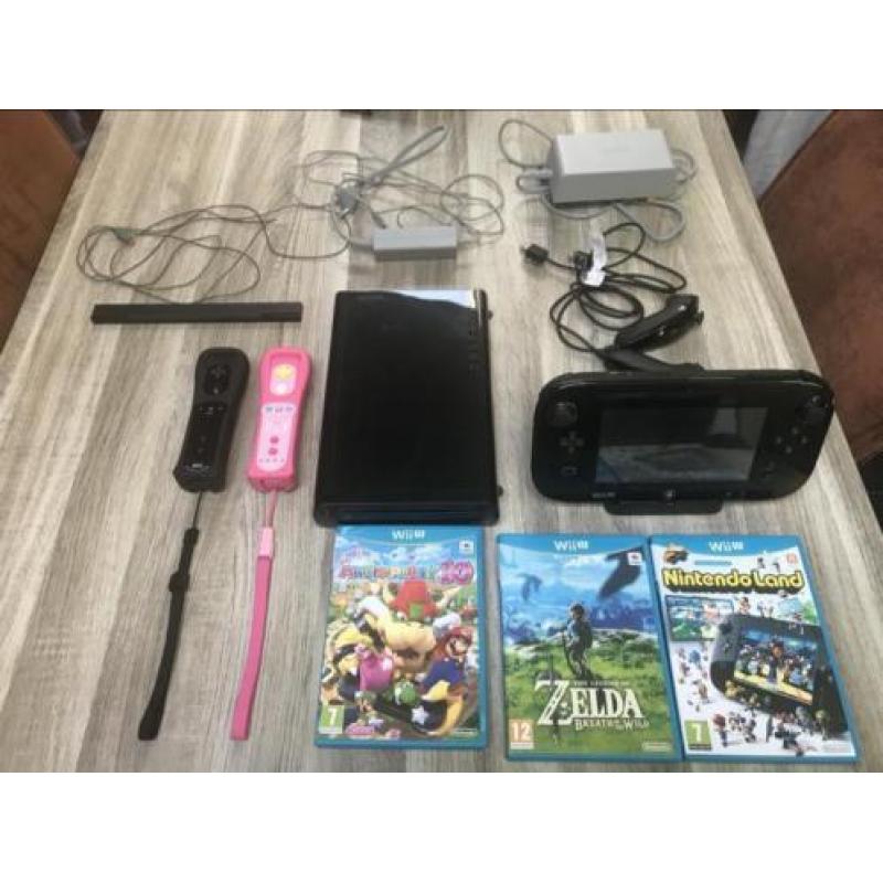 Wii U + Mario Kart 8, Zelda, Mario Party 10, Nintendoland