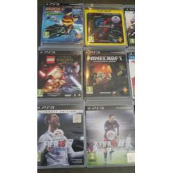 Playstation 3 incl 2 controllers en 12 spellen.