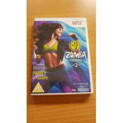Zumba Fitness 2 + Boekje Band Wii Spel Game FitnessBelt Belt