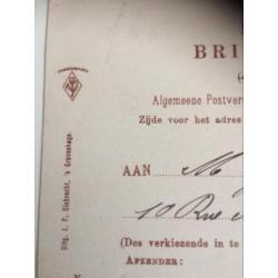 s Gravenhage. Prinsestraat. Oude Kaart Tulpkaart